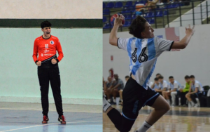 Ezequiel Cuadros y Tomás Formini en las Selecciones Argentinas de Handball